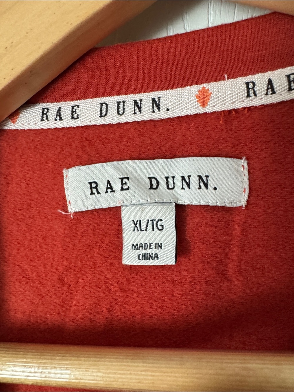 Rae Dunn Red "PUMPKIN SPICE." Crewneck Sweatshirt - Picture 2 of 3